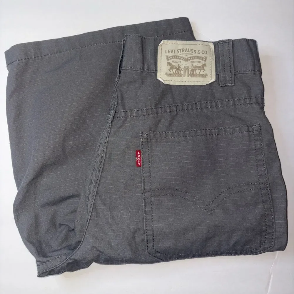 Levi's Gray Cotton-Blend Pants 14 reg W27